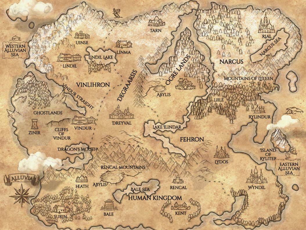 Map of Alluvia